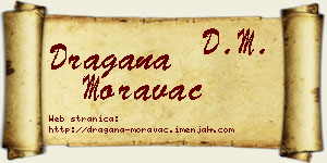 Dragana Moravac vizit kartica